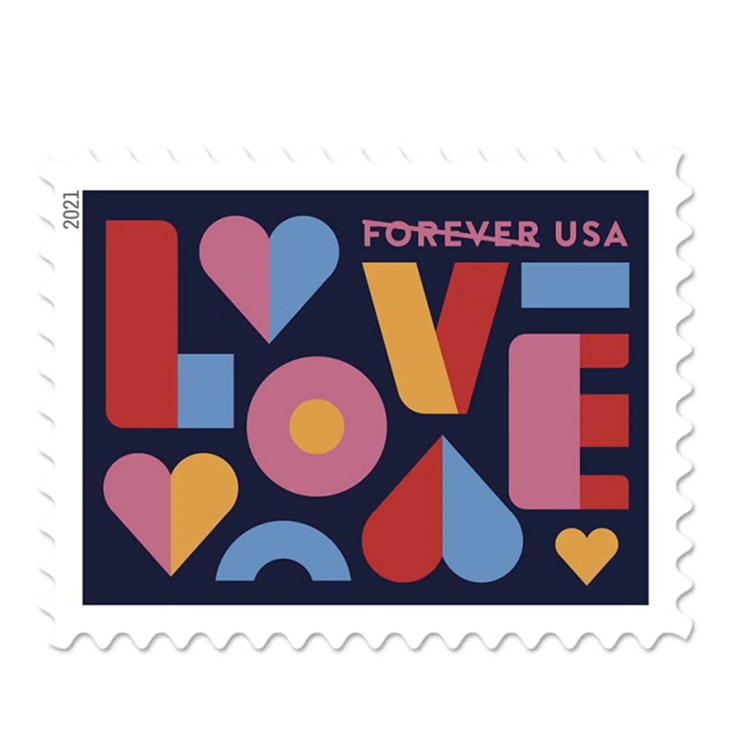 Buy Discount 2021 Love Forever Stamp Online | Bulk Price Available

